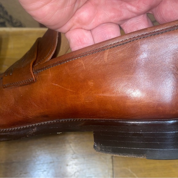 Magnanni Chestnut Leather Men\'s Slip-Ons, 10 M main image 5